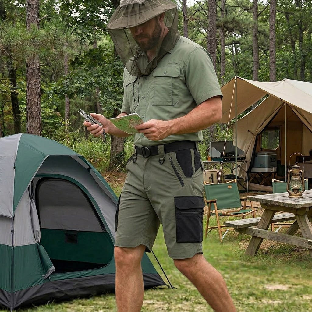 Tactical Waterproof Lightweight Quick-Dry Multi-pocket Shorts