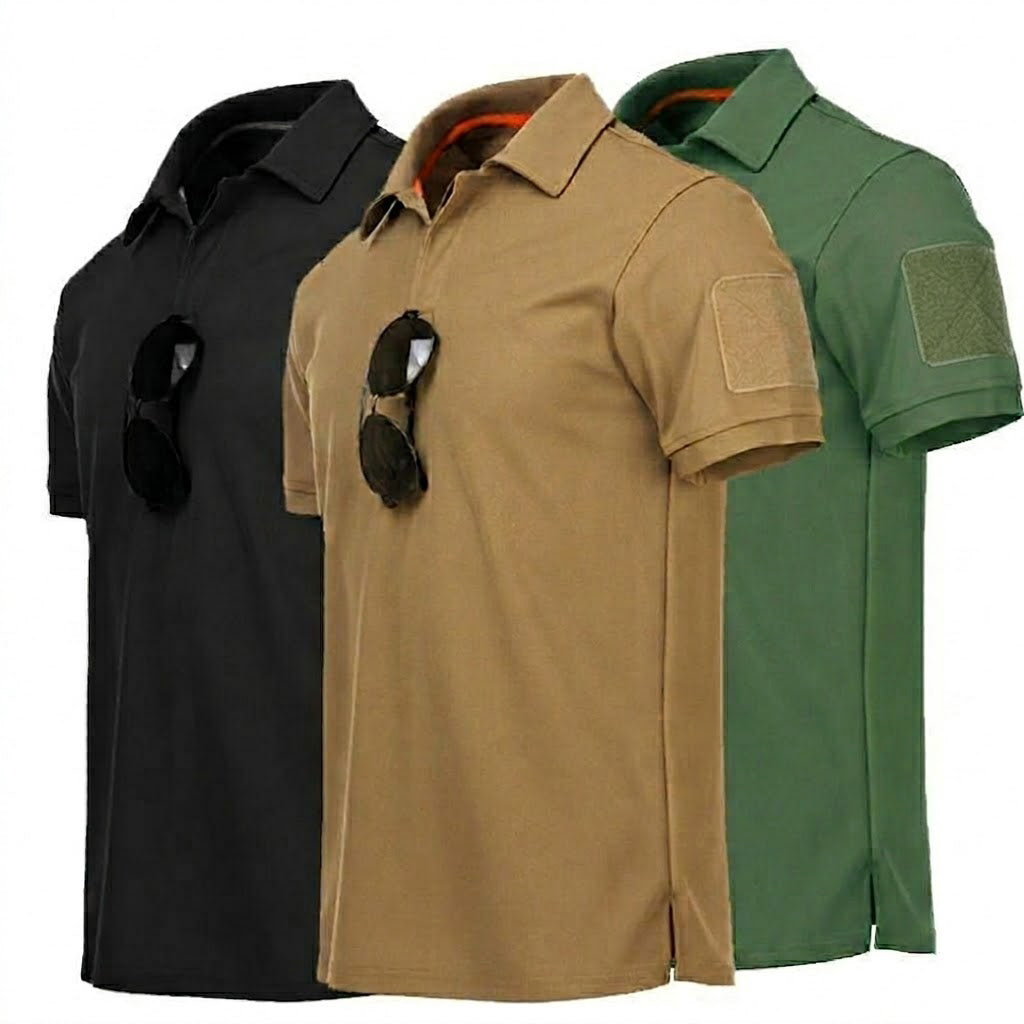 3pack Men’s Quick-Dry Wear-resistant T-Shirts Polo