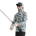 Men's Hooded UV Protection Lightweight Quick-Dry Stretch Fishing Shirt