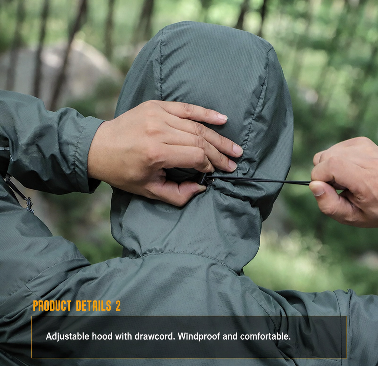 Men’s Lightweight Quick-Dry Shirts UPF 50+ Hooded Sun Protection Jacket