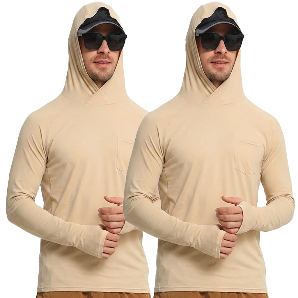 TWS Men's Quick-dry UV Protection Stretchy Fishing Shirt