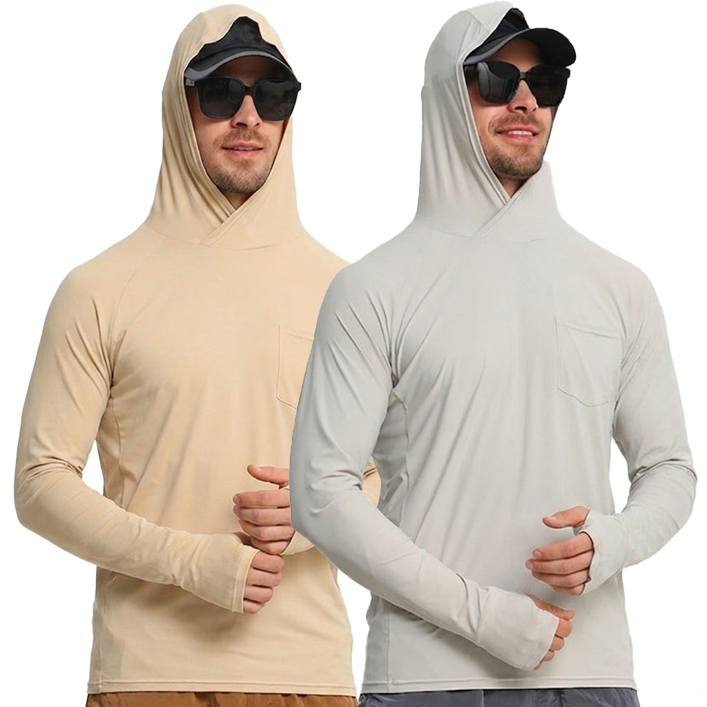 TWS Men's Quick-dry UV Protection Stretchy Fishing Shirt