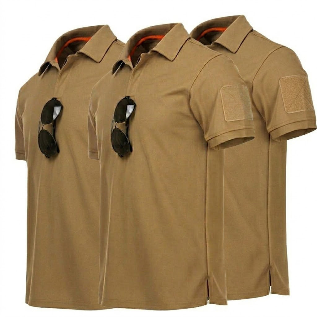 3pack Men’s Quick-Dry Wear-resistant T-Shirts Polo