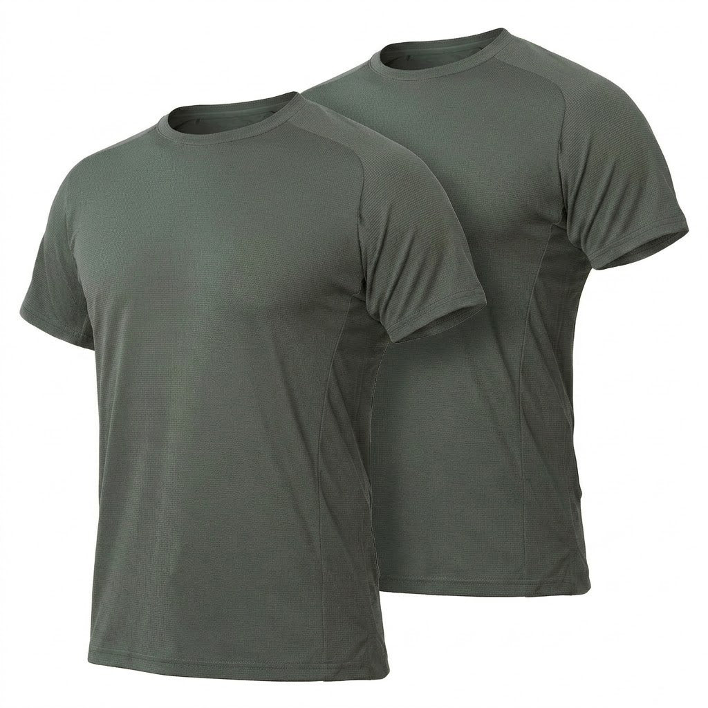 Men's Tactical Quick-Dry 3A Antibacterial T-Shirts Tops for Summer