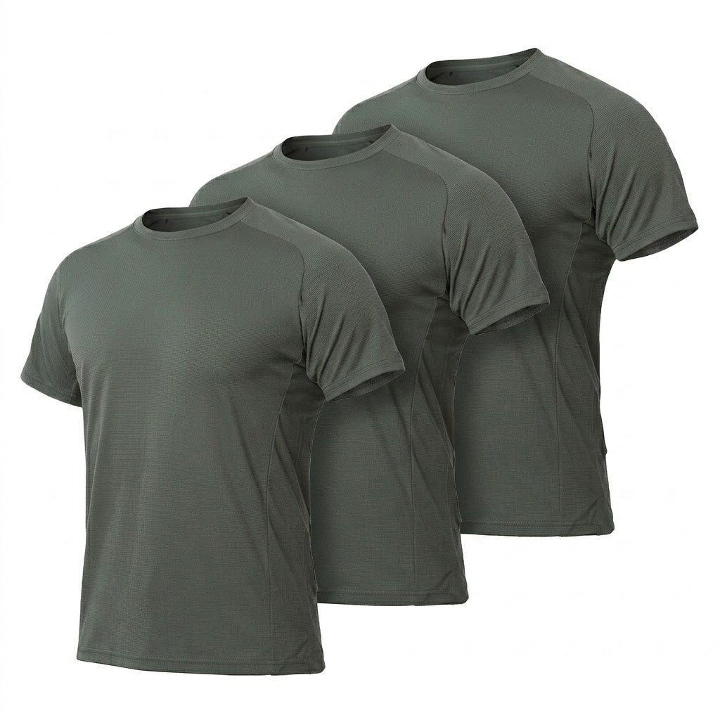 Men's Tactical Quick-Dry 3A Antibacterial T-Shirts Tops for Summer