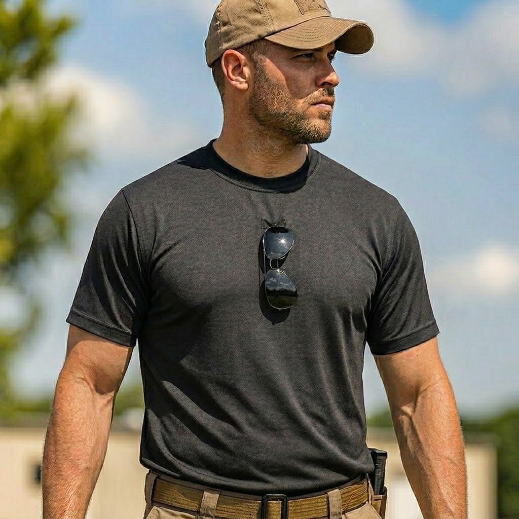 3Pack Men’s Quick-Dry Tactical T-Shirts for Summer