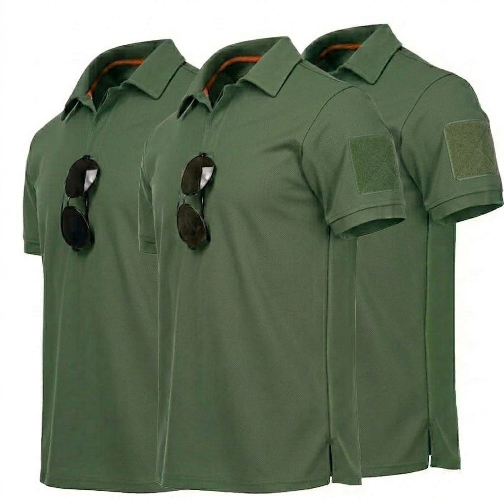 3pack Men’s Quick-Dry Wear-resistant T-Shirts Polo