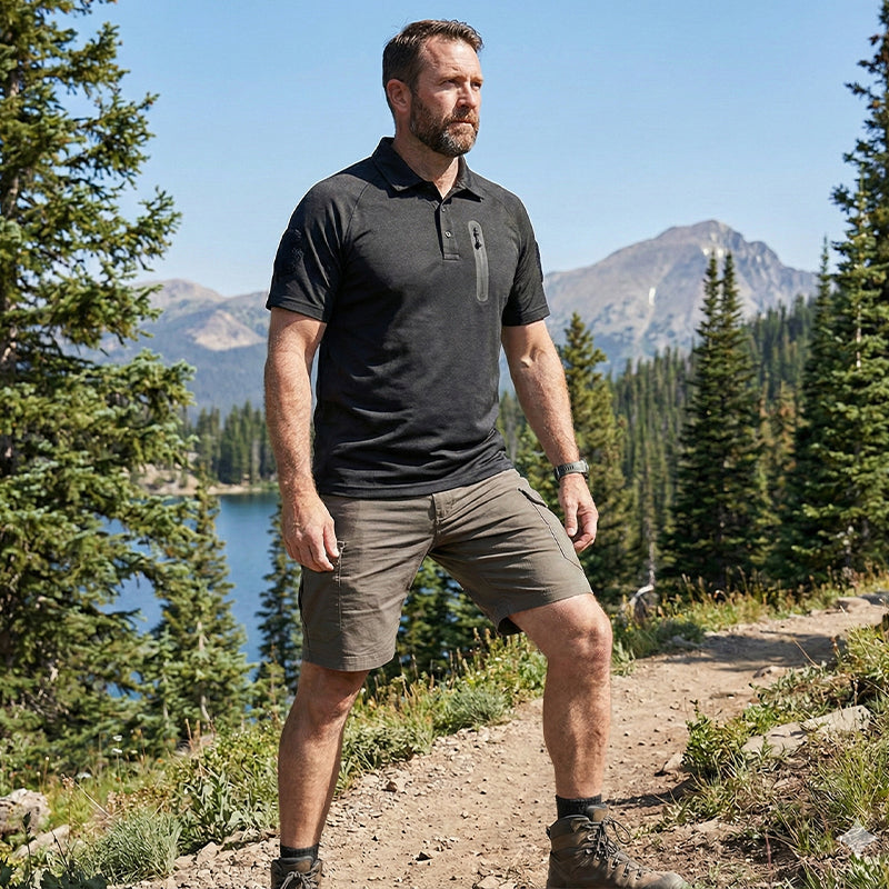 Men's Short Sleeve Quick Dry Battle Top