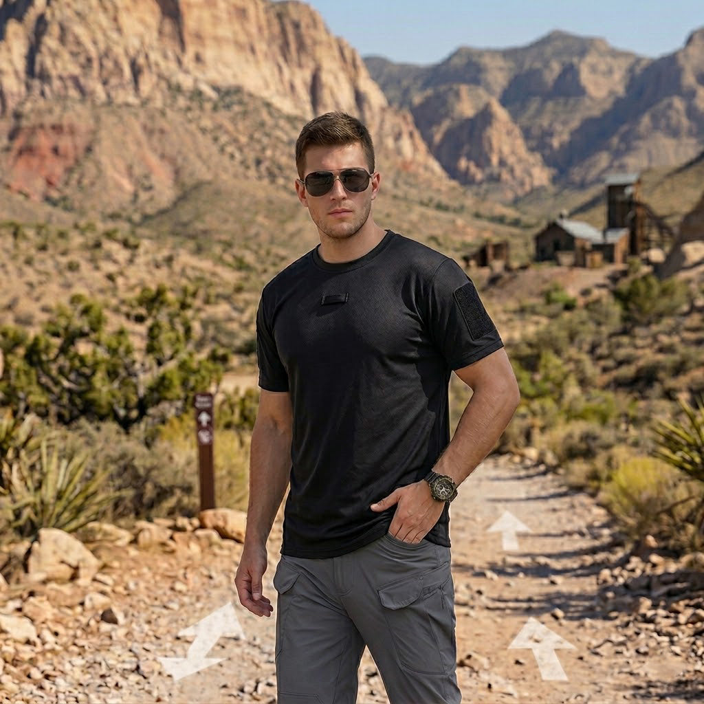 3Pack Men’s Quick-Dry Tactical T-Shirts for Summer