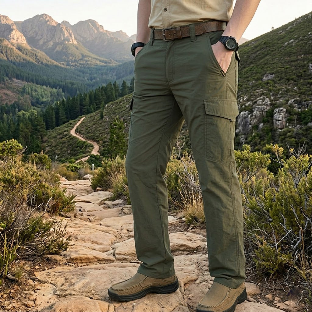 Men’s Lightweight Quick-Dry Multi-pocket Cargo Pants