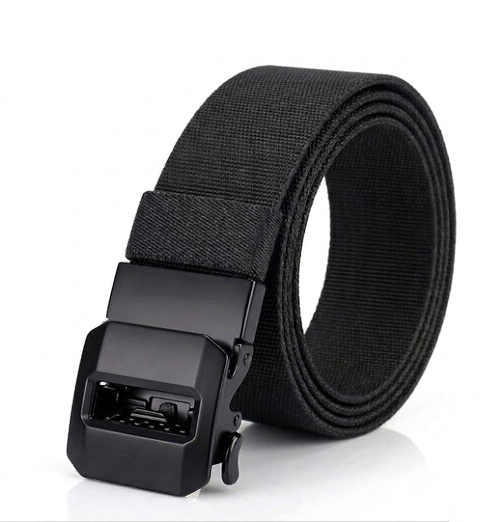 Tactical Men's Nylon Elastic Quick Release Buckle Belt