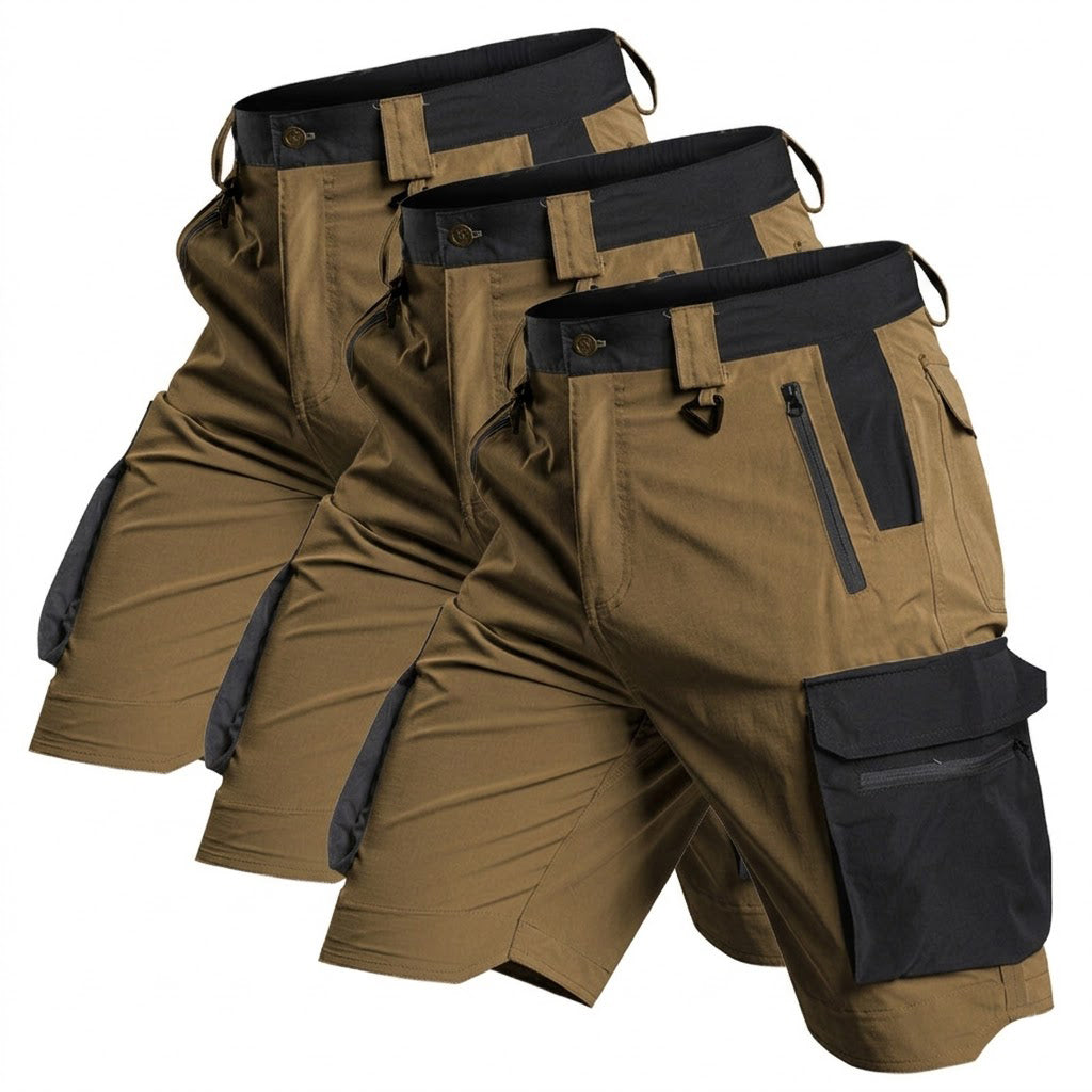 Tactical Waterproof Lightweight Quick-Dry Multi-pocket Shorts