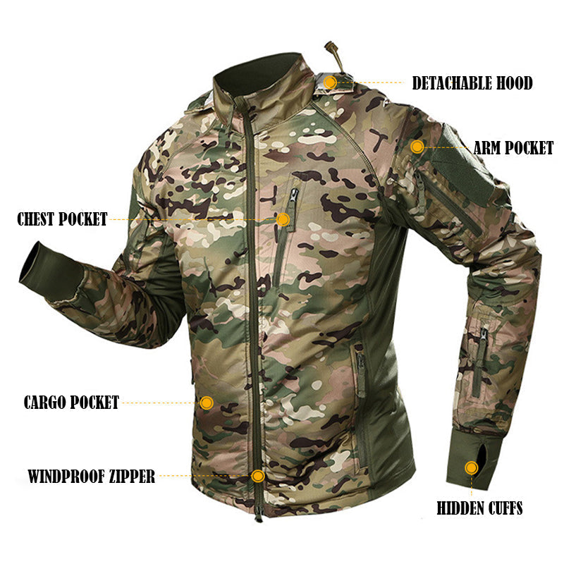 Archon Windbreaker Tactical Packable Operater Jacket