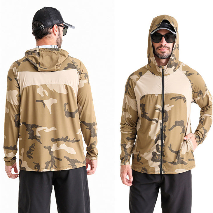 Men's Quick Dry UV Protection Hoodie Fishing Shirt
