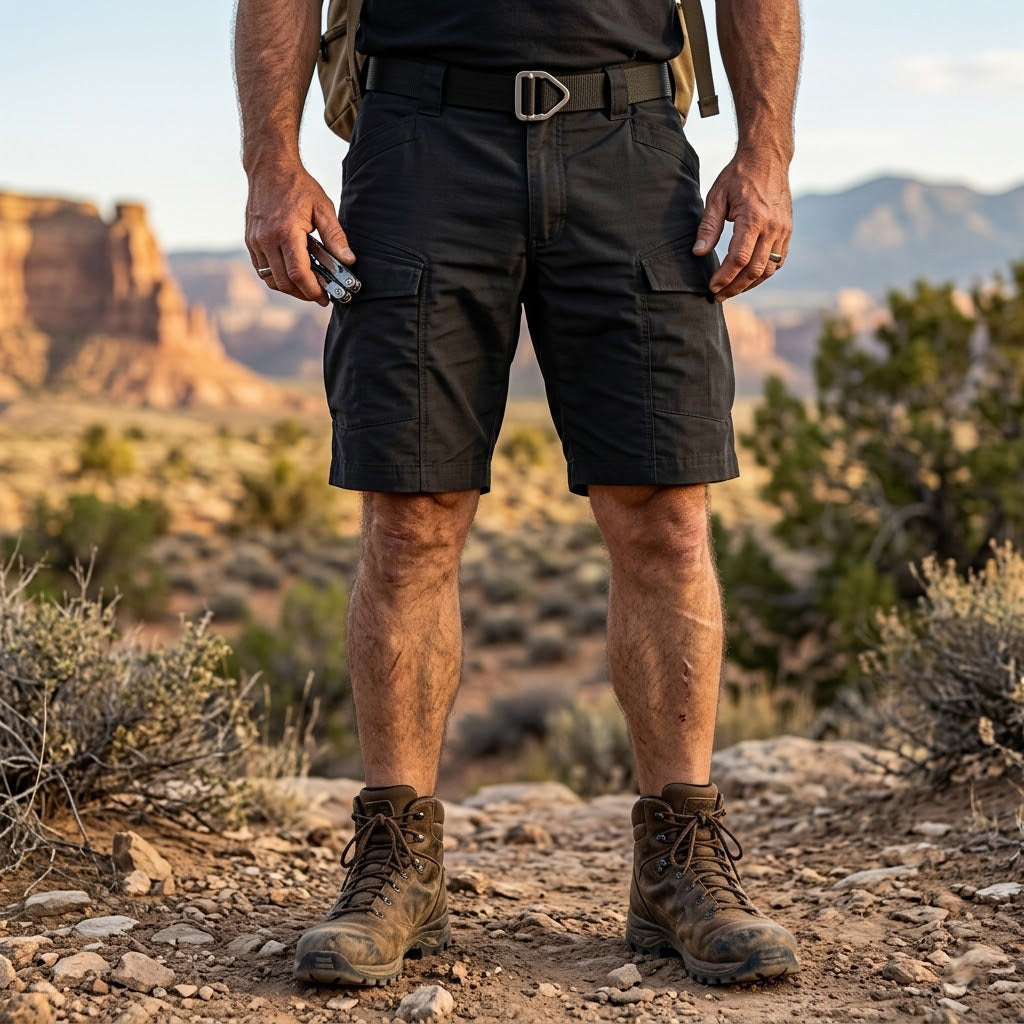 Men's Waterproof Multi-pocket Tactical Shorts