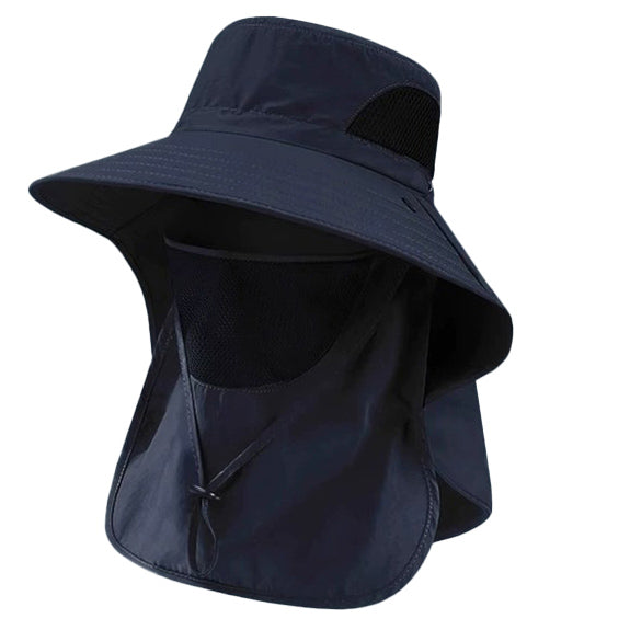 Men’s Sun Protection Fishing Hat – Lightweight Breathable with Detachable Face Cover