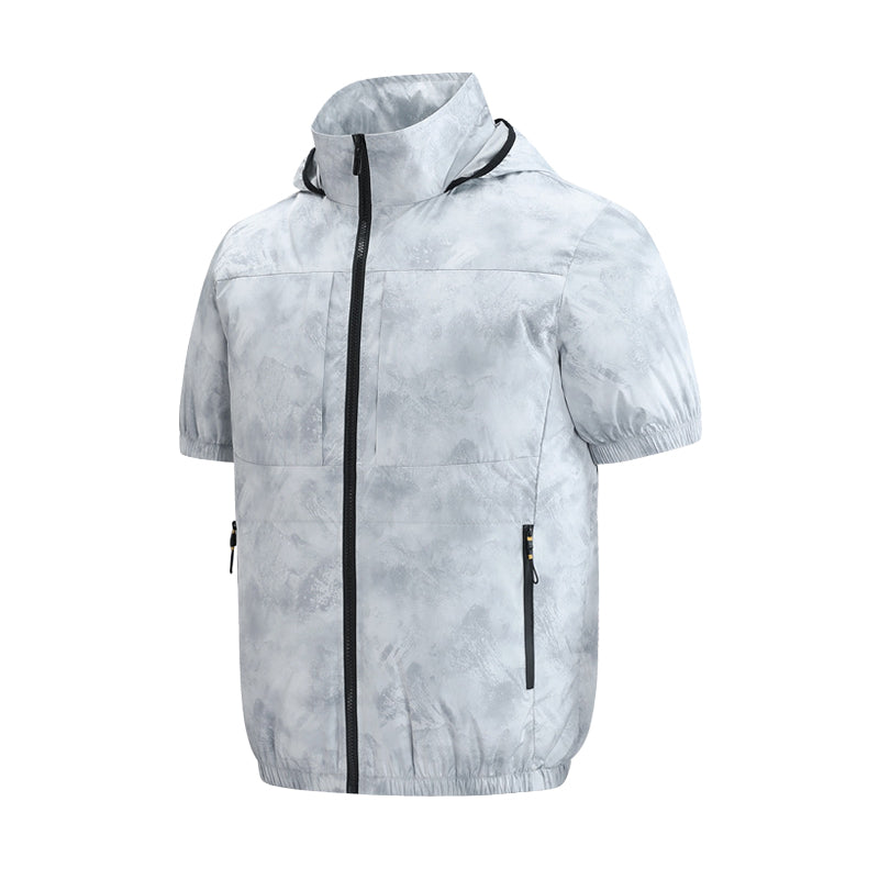 Air Cooling Shirt, 2pc Fan 18V Electric Air Conditioned T-shirt for Hot Weather Outdoor