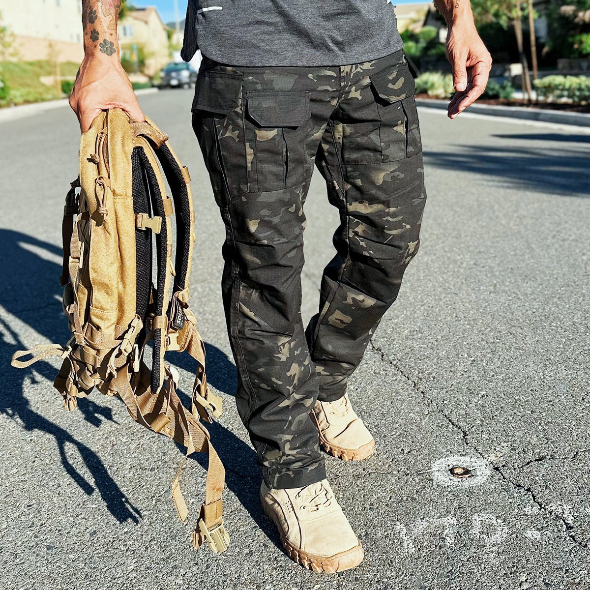Archon IX8 Outdoor Waterproof Tactical Pants Dark Camo - TWS USA