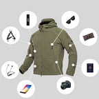 Archon Warm Fleece Hooded Tactical Military Jacket Coat - TWS USA