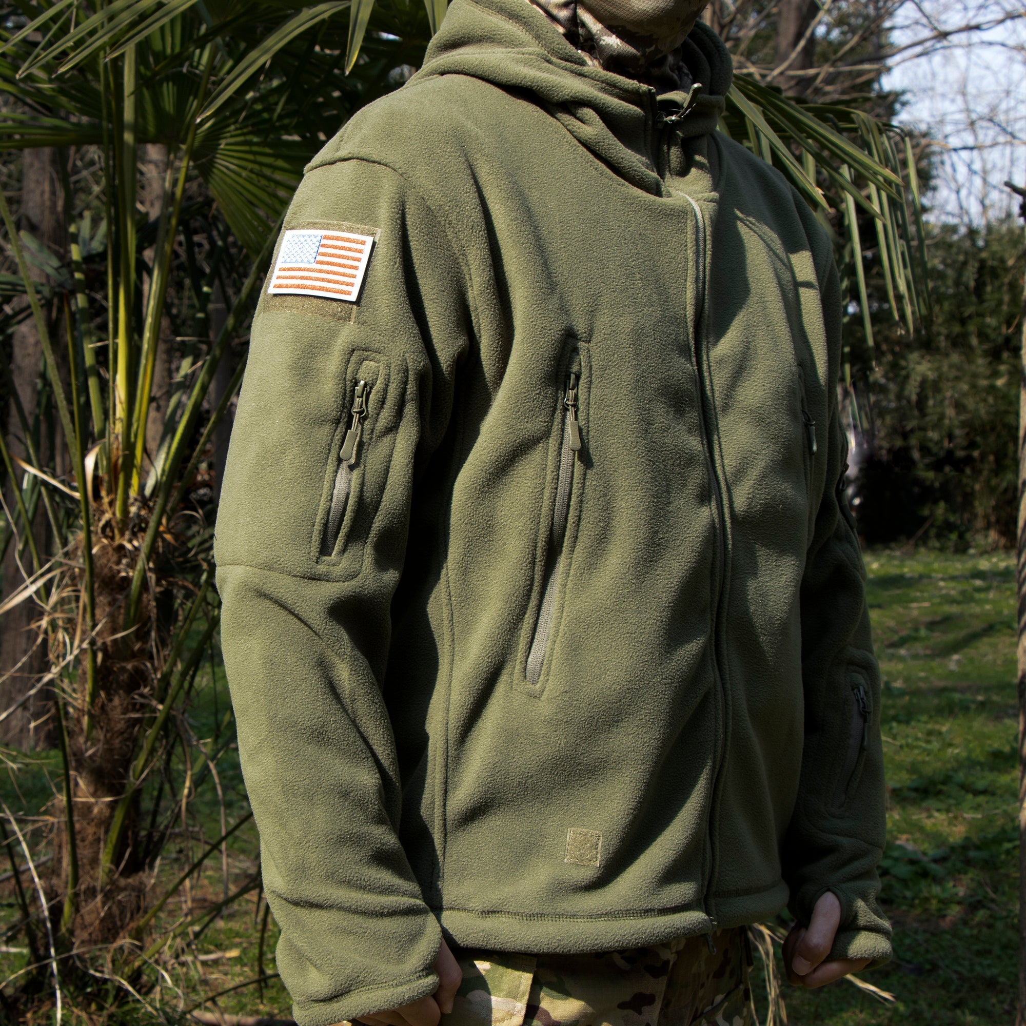 Archon Warm Fleece Hooded Tactical Military Jacket Coat - TWS USA