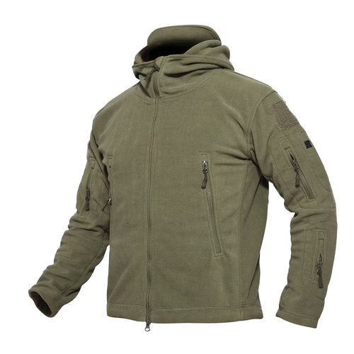 Archon Warm Fleece Hooded Tactical Military Jacket Coat - TWS USA