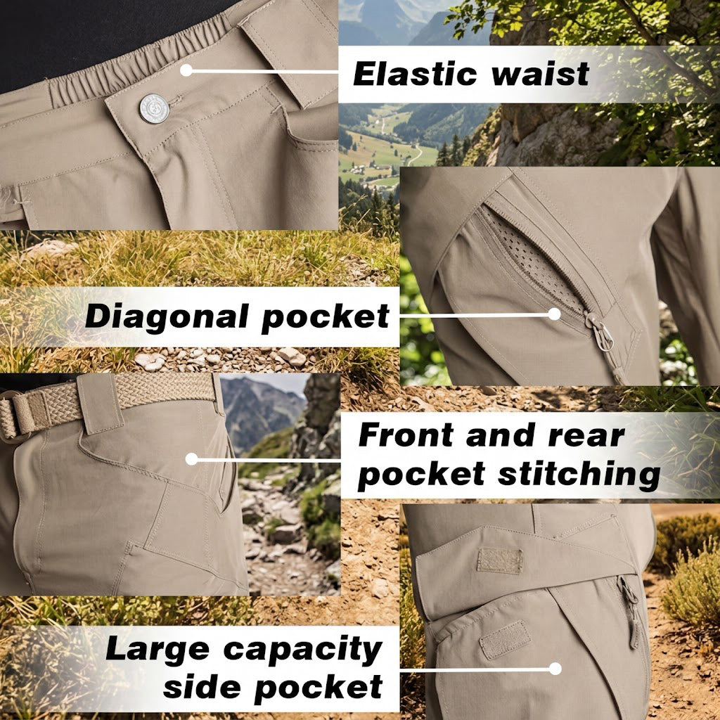 Archon IX9 Men’s Lightweight Tactical Pants – Quick-Dry Stretch Pants