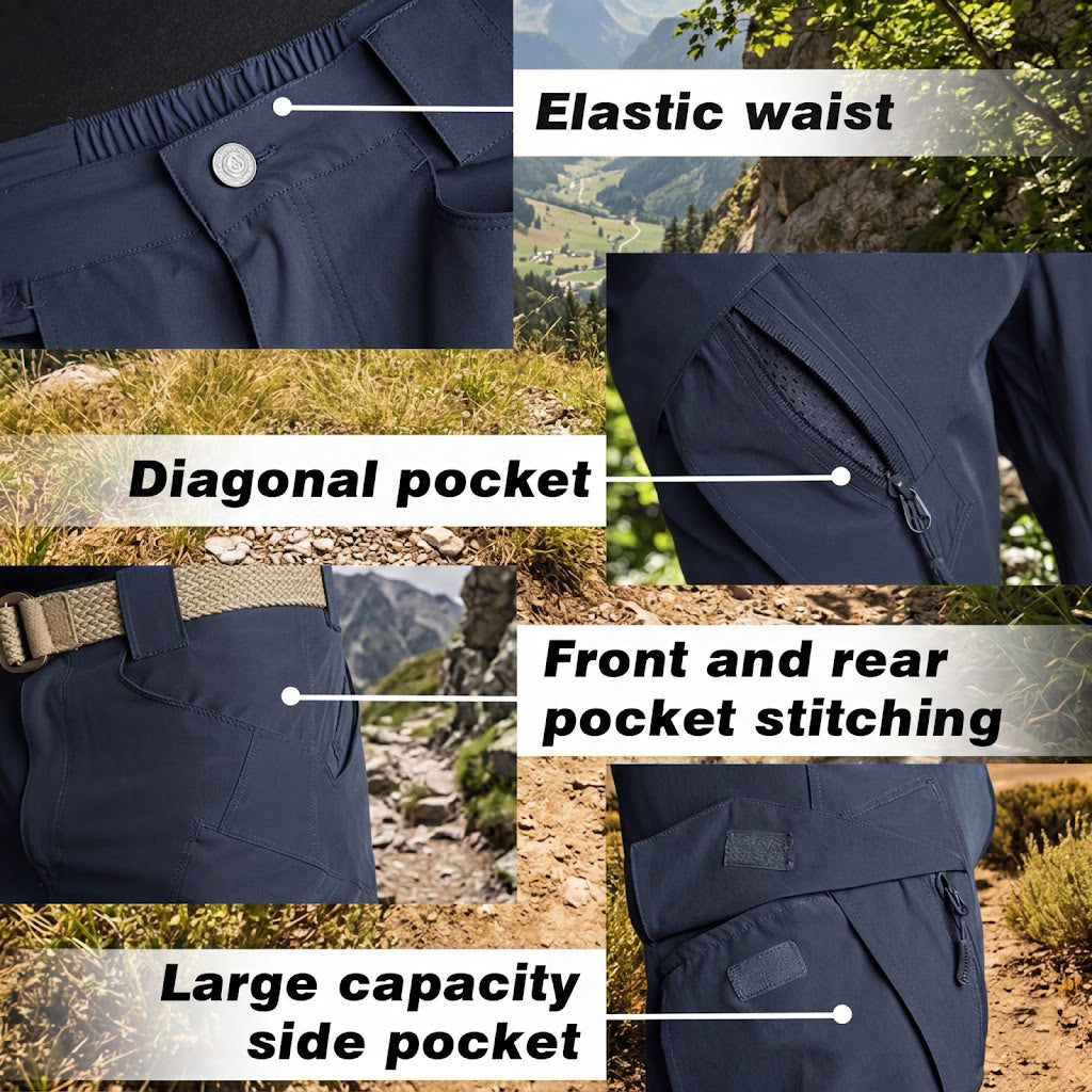 Archon IX9 Men’s Lightweight Tactical Pants – Quick-Dry Stretch Pants