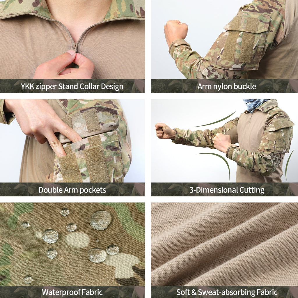 G3 Pro Combat Clothing Suit Men's Tactical Uniform Camouflage - TWS USA