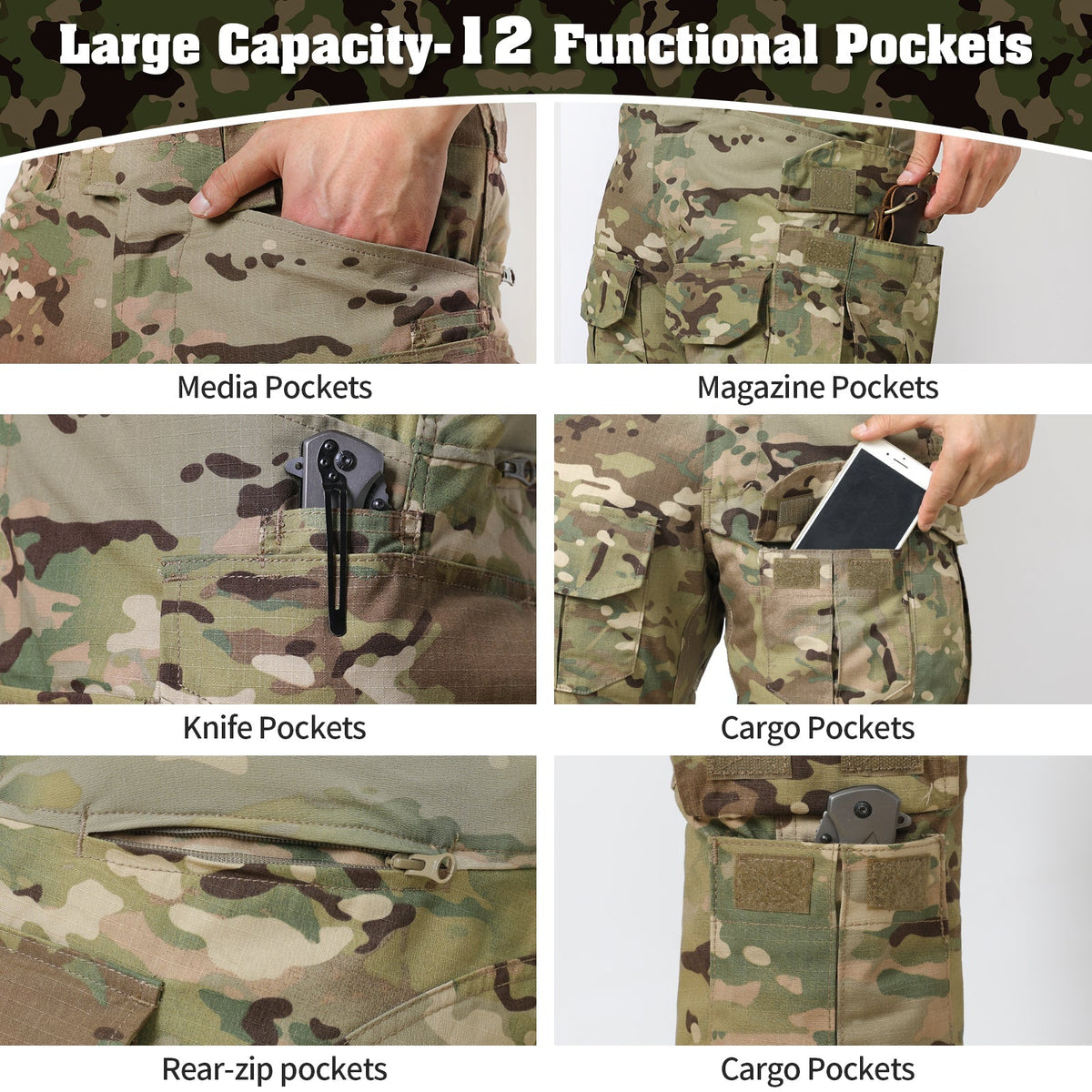 G3 Pro Combat Clothing Suit Men's Tactical Uniform Camouflage - TWS USA