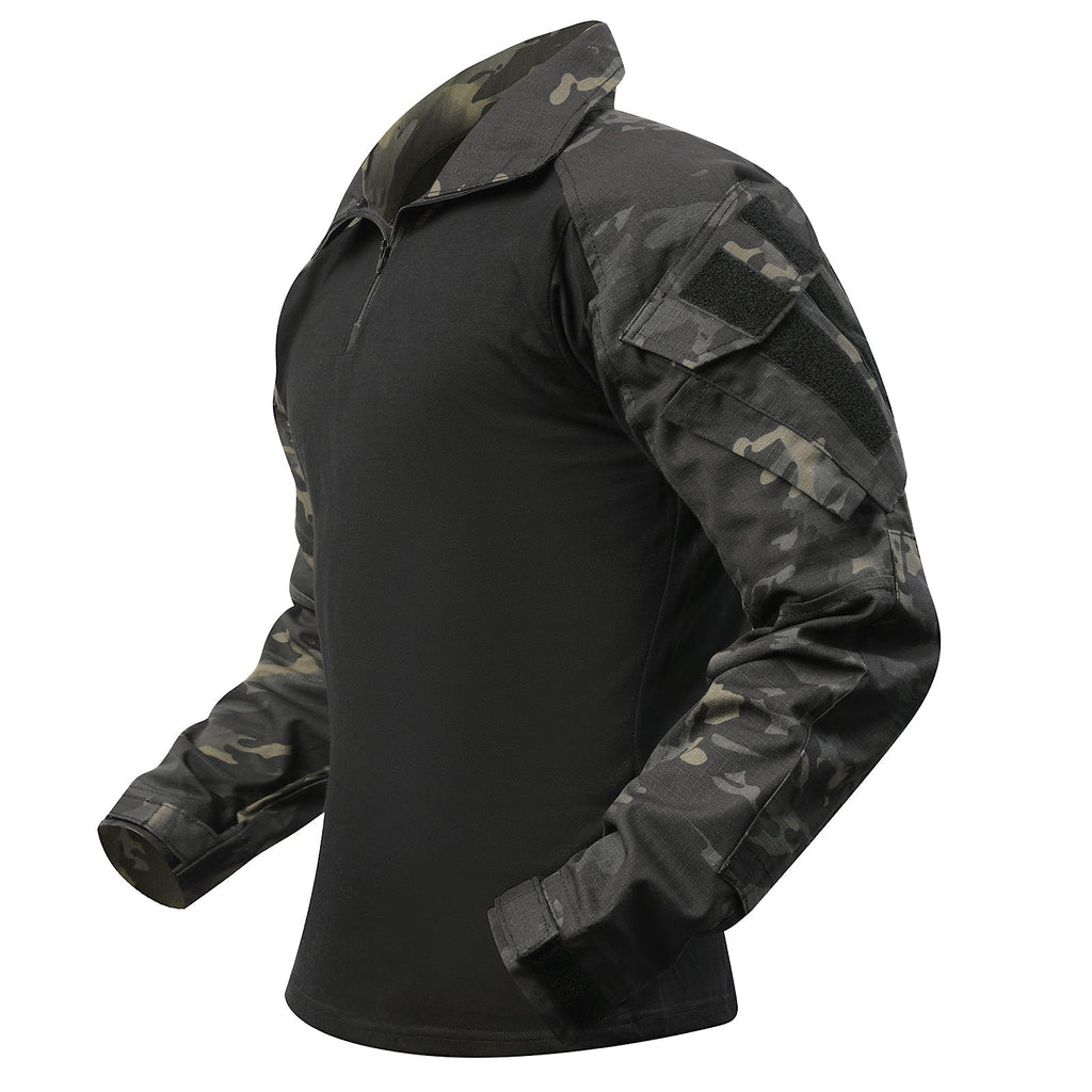 G3 Pro Rapid Assault Combat Shirt With Pockets Dark Camo - TWS USA