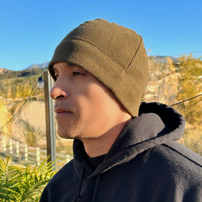 Men's Fleece Tactical Beanie Hat - TWS USA