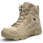 Men's High Top Tactical Outdoor Boots Lightweight Military Boots - TWS USA