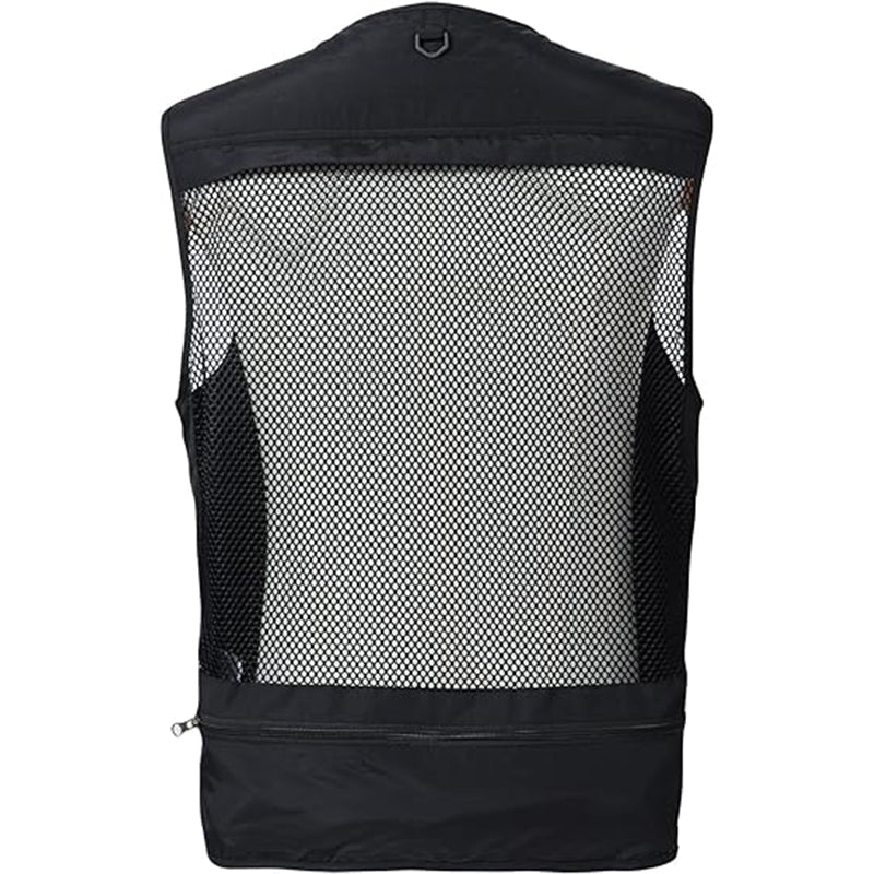 Men’s Lightweight Utility Vest – 16 - Pocket Fishing, Photography & Travel Vest with Mesh Back - TWS USA