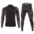 Men's Outdoor Camouflage Underwear Tactical Sports Shapewear Set - TWS USA