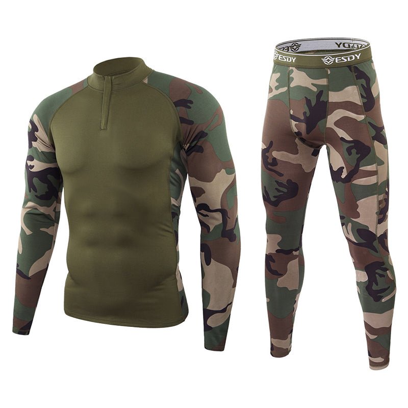 Men's Outdoor Camouflage Underwear Tactical Sports Shapewear Set - TWS USA