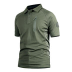 Men's Short Sleeve Quick Dry Battle Top kahki - TWS USA