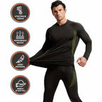 Men's Stretch Thermal Underwear Tactical Sports Shapewear Set - TWS USA