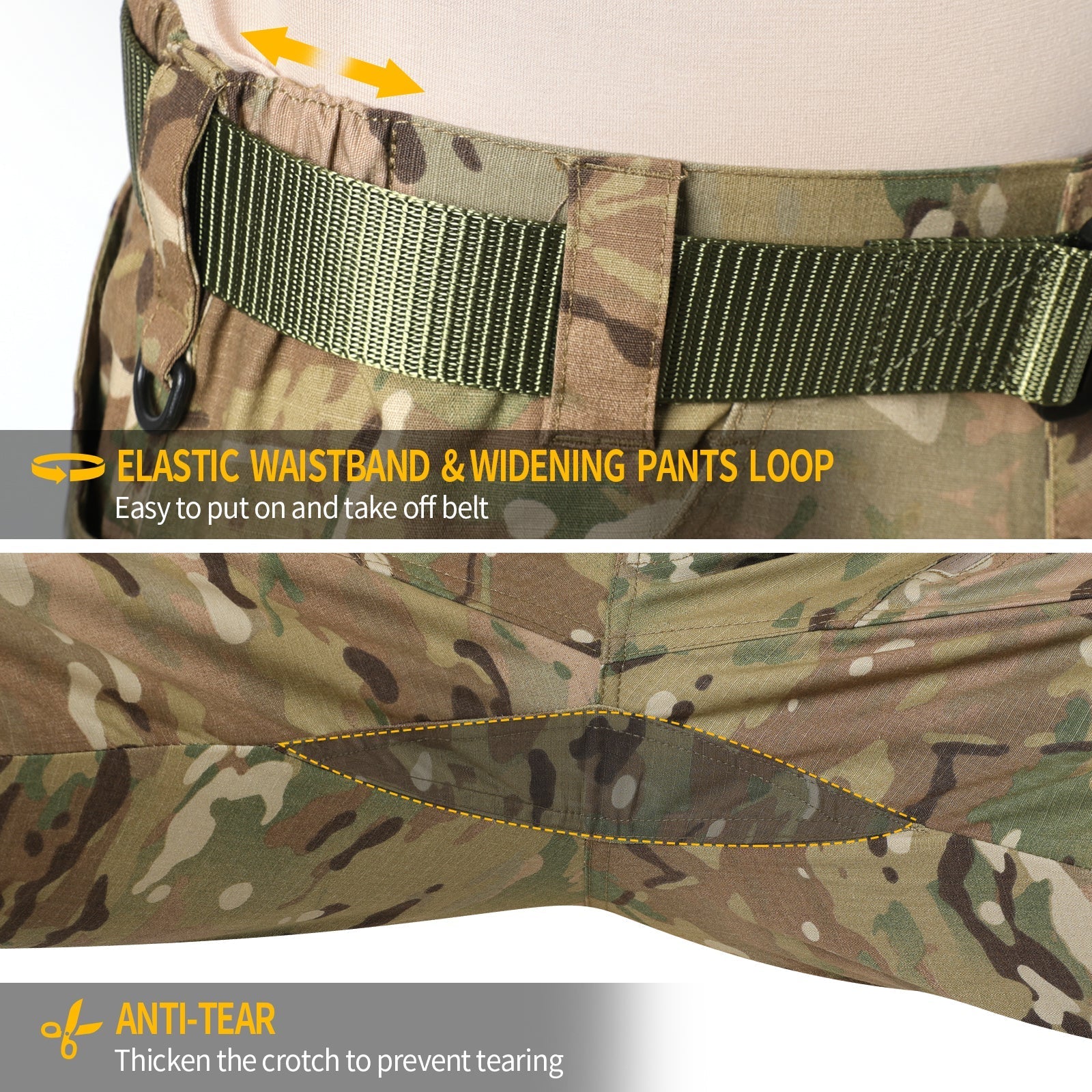 Men's Urban Pro Stretch Tactical Pants Camouflage - TWS USA