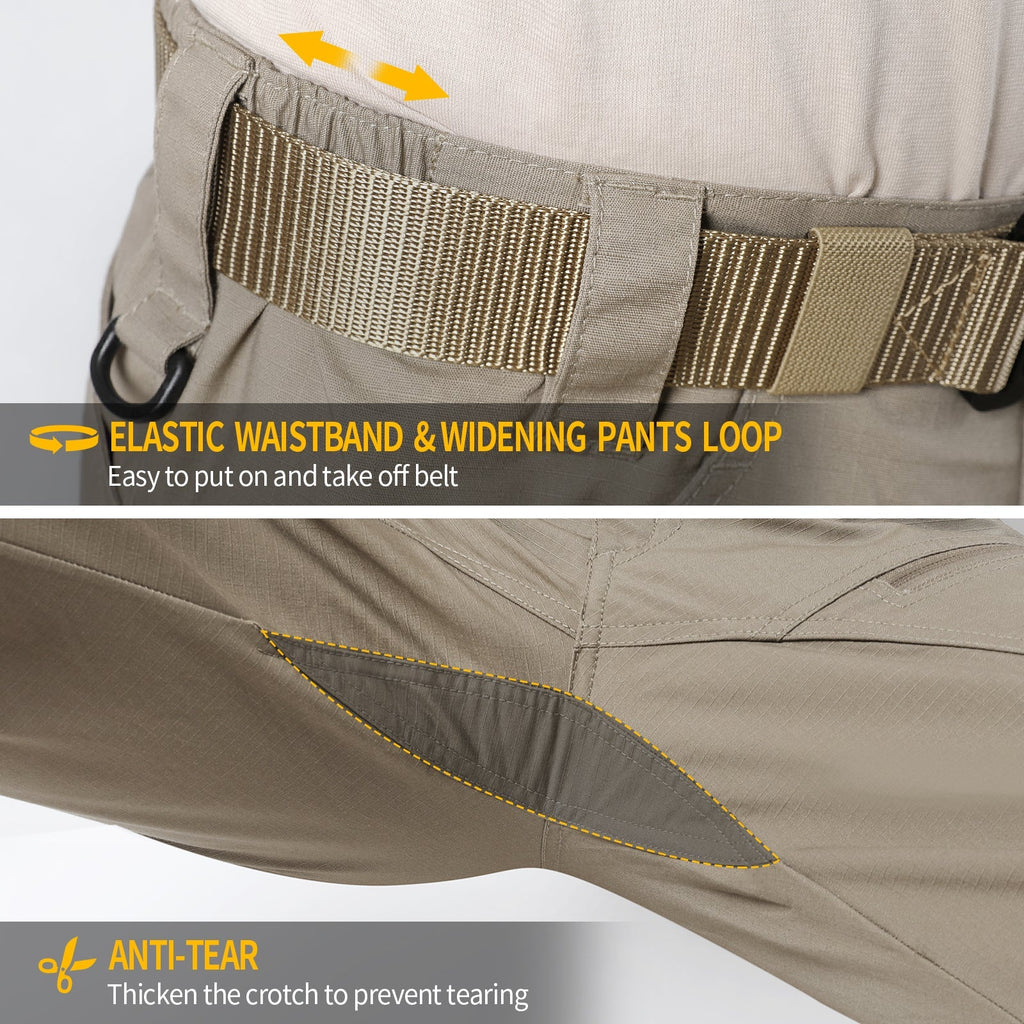 Men's Urban Pro Stretch Tactical Pants Khaki - TWS USA
