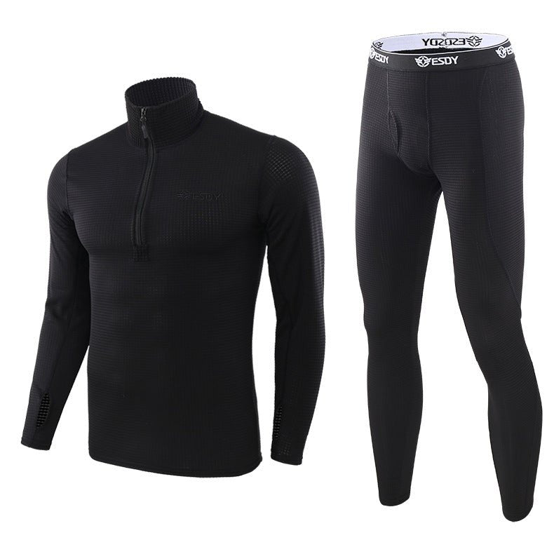 Men's Warm Fleece Underwear Tactical Sports Shapewear Set - TWS USA