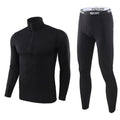Men's Warm Fleece Underwear Tactical Sports Shapewear Set - TWS USA