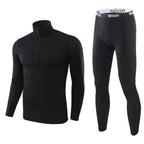 Men's Warm Fleece Underwear Tactical Sports Shapewear Set - TWS USA
