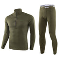 Men's Warm Fleece Underwear Tactical Sports Shapewear Set - TWS USA