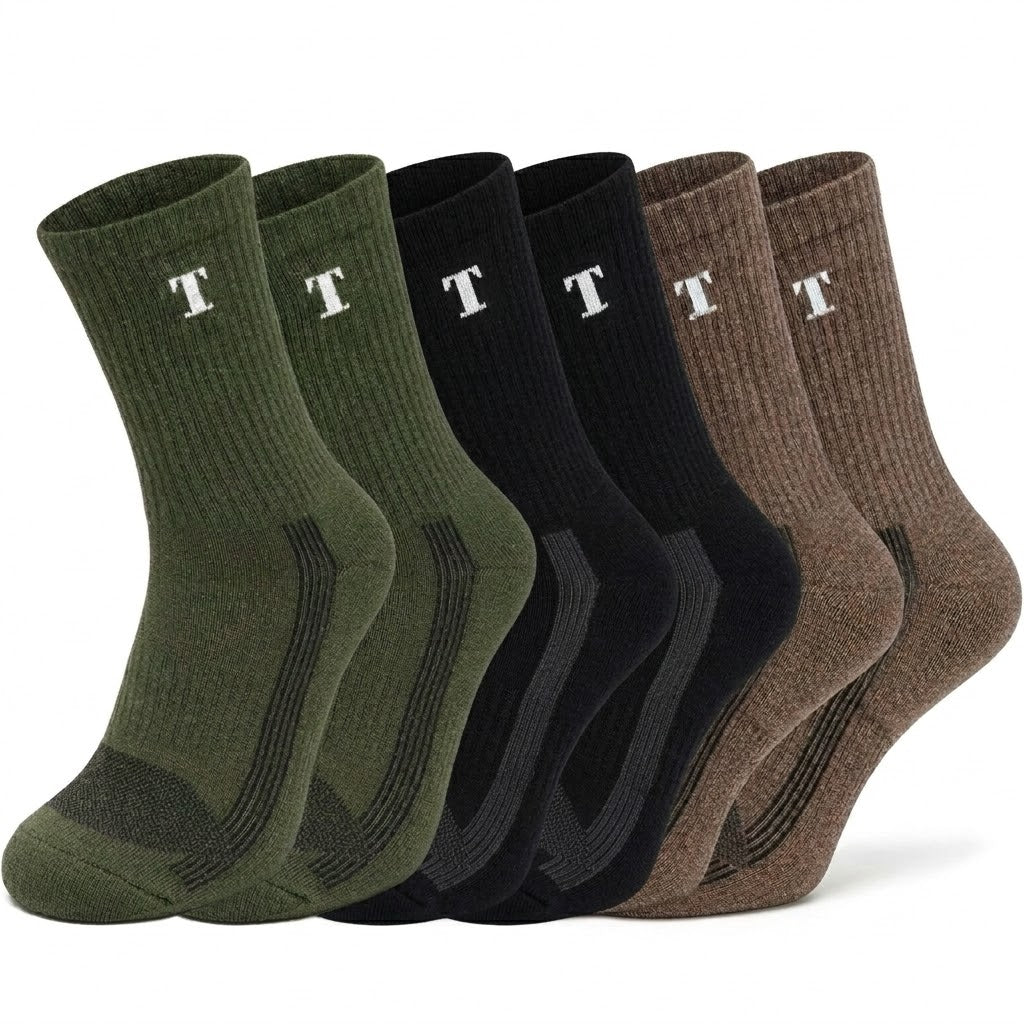 TWS All Terrain Tactical Duty Mid-Calf Boot Socks