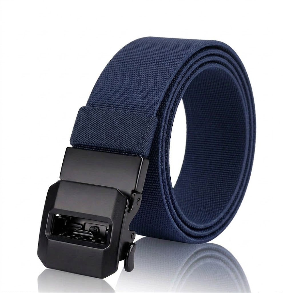 Tactical Men's Nylon Elastic Quick Release Buckle Belt