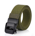 Tactical Men's Nylon Elastic Quick Release Buckle Belt